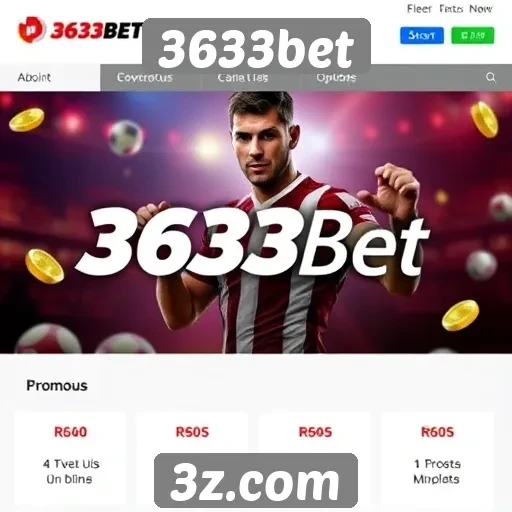 Promoções e bônus oferecidos pela 3633bet